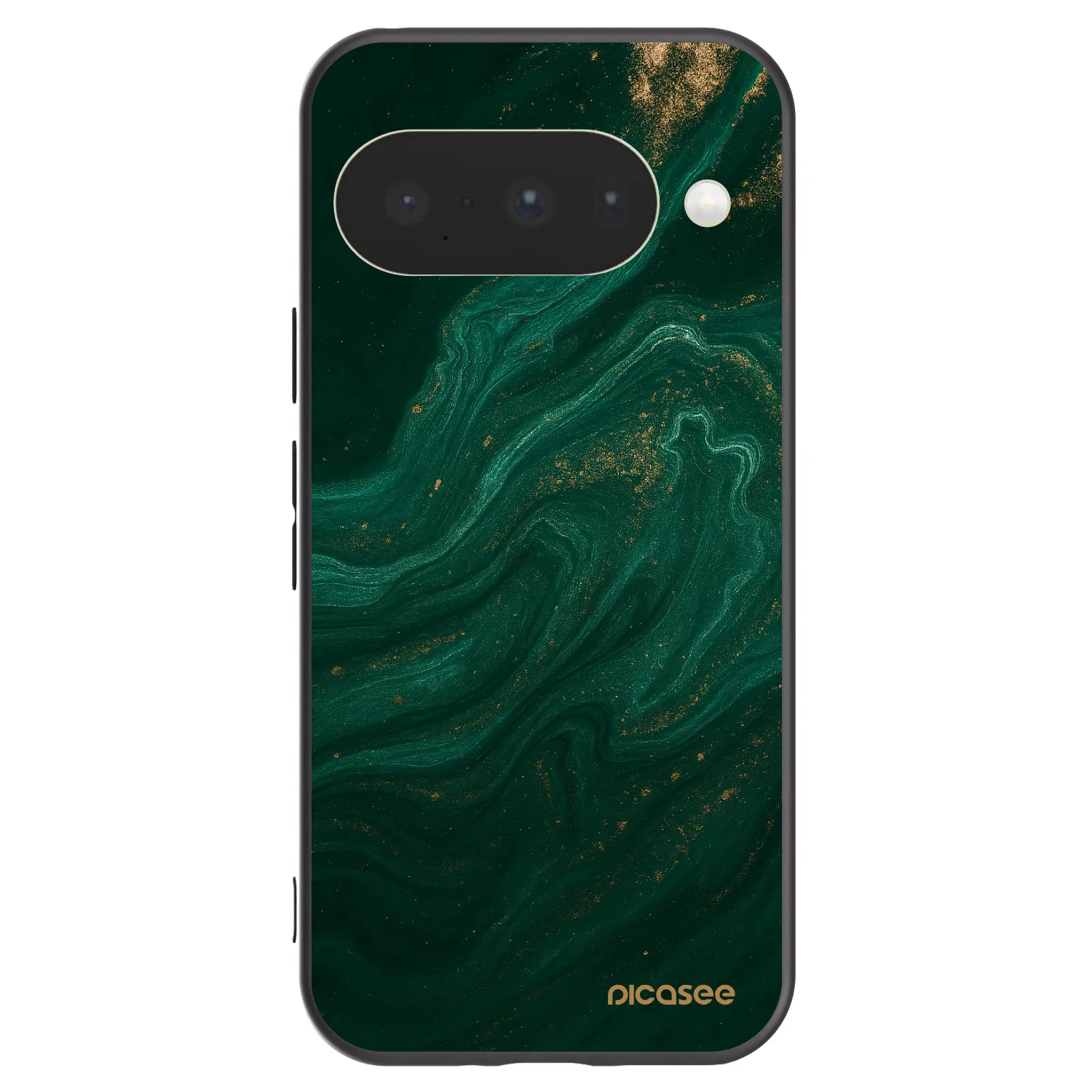 Picasee husă neagră din silicon pentru Google Pixel 10 - Green