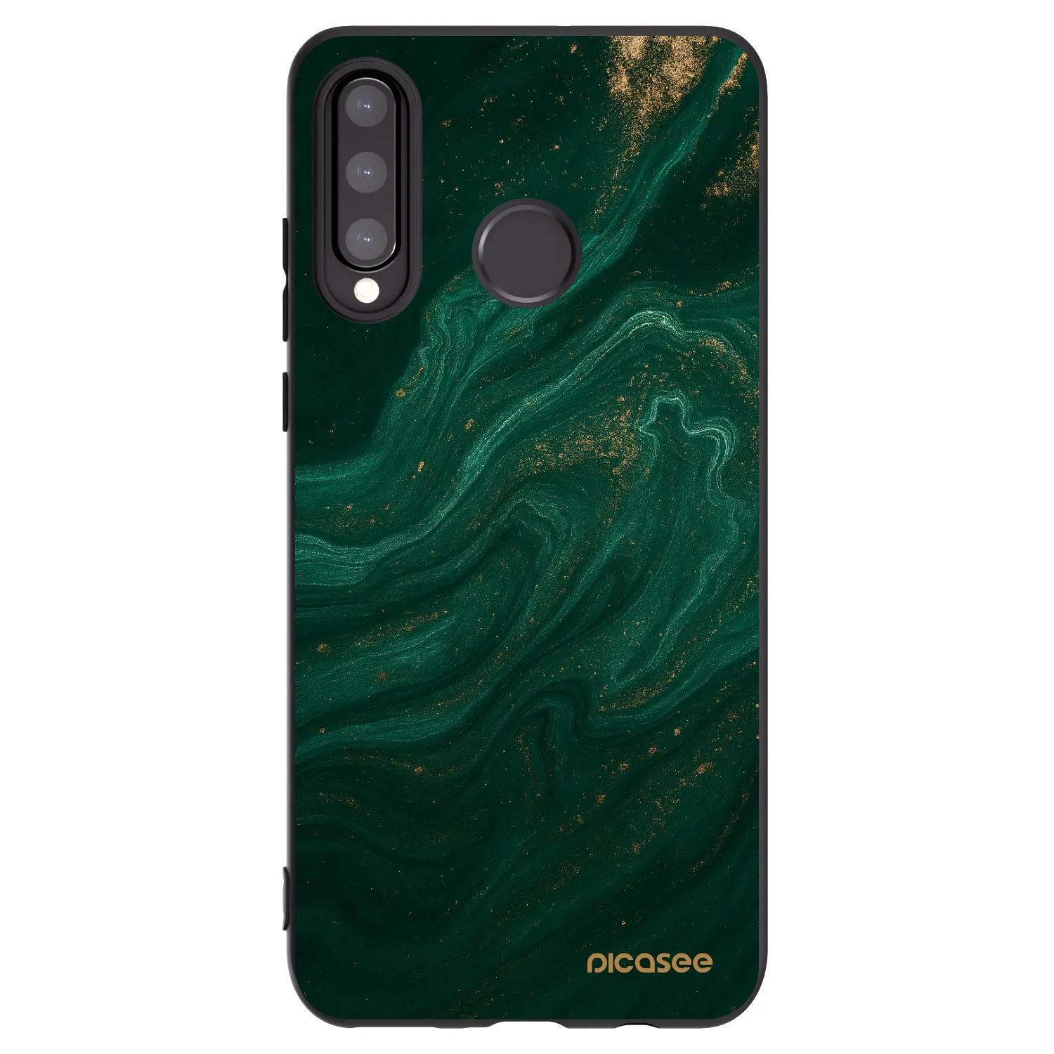 Picasee husă neagră din silicon pentru Huawei P30 Lite - Green