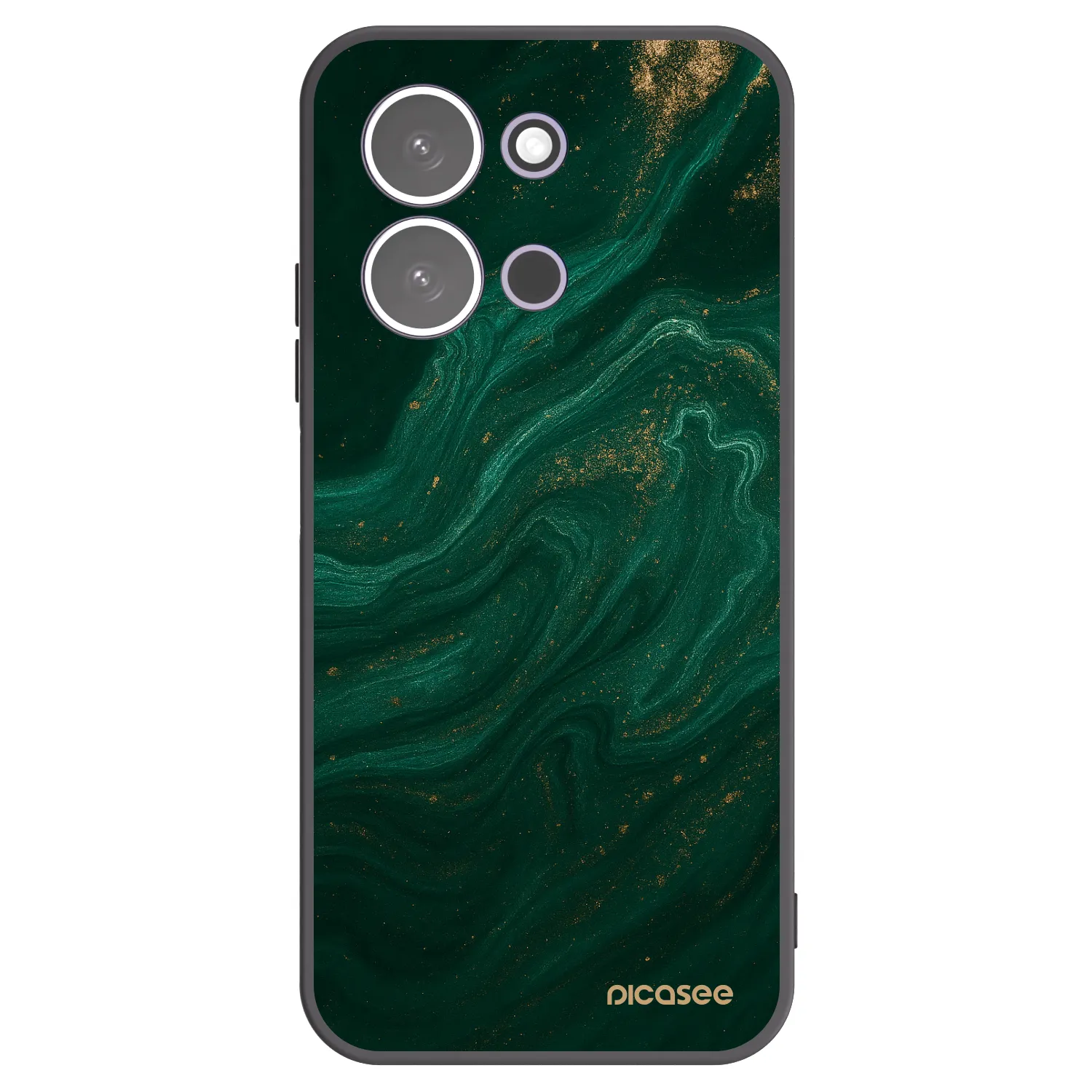 Picasee husă neagră din silicon pentru Xiaomi Redmi 15C 5G - Green