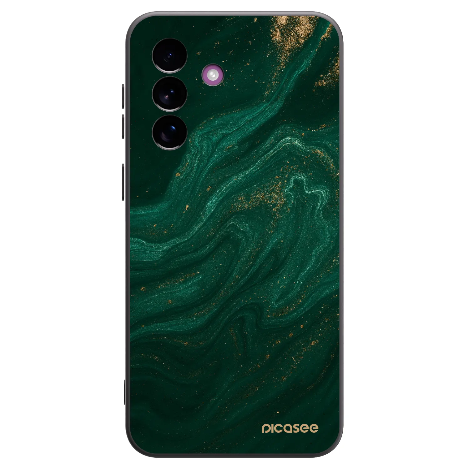 Picasee husă neagră din silicon pentru Samsung Galaxy A37 - Green