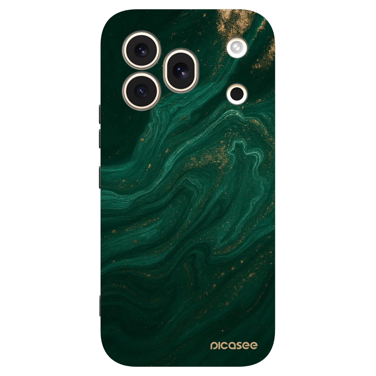 Picasee husă neagră din silicon pentru Honor 600 Pro - Green