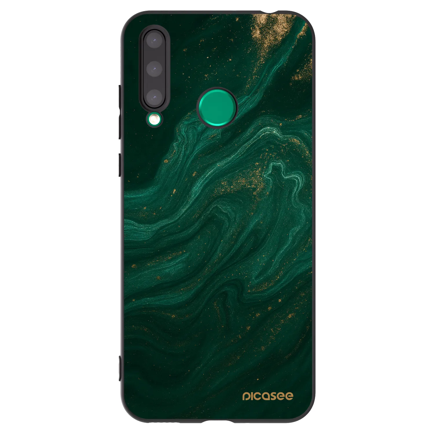 Picasee husă neagră din silicon pentru Honor 20 Lite - Green