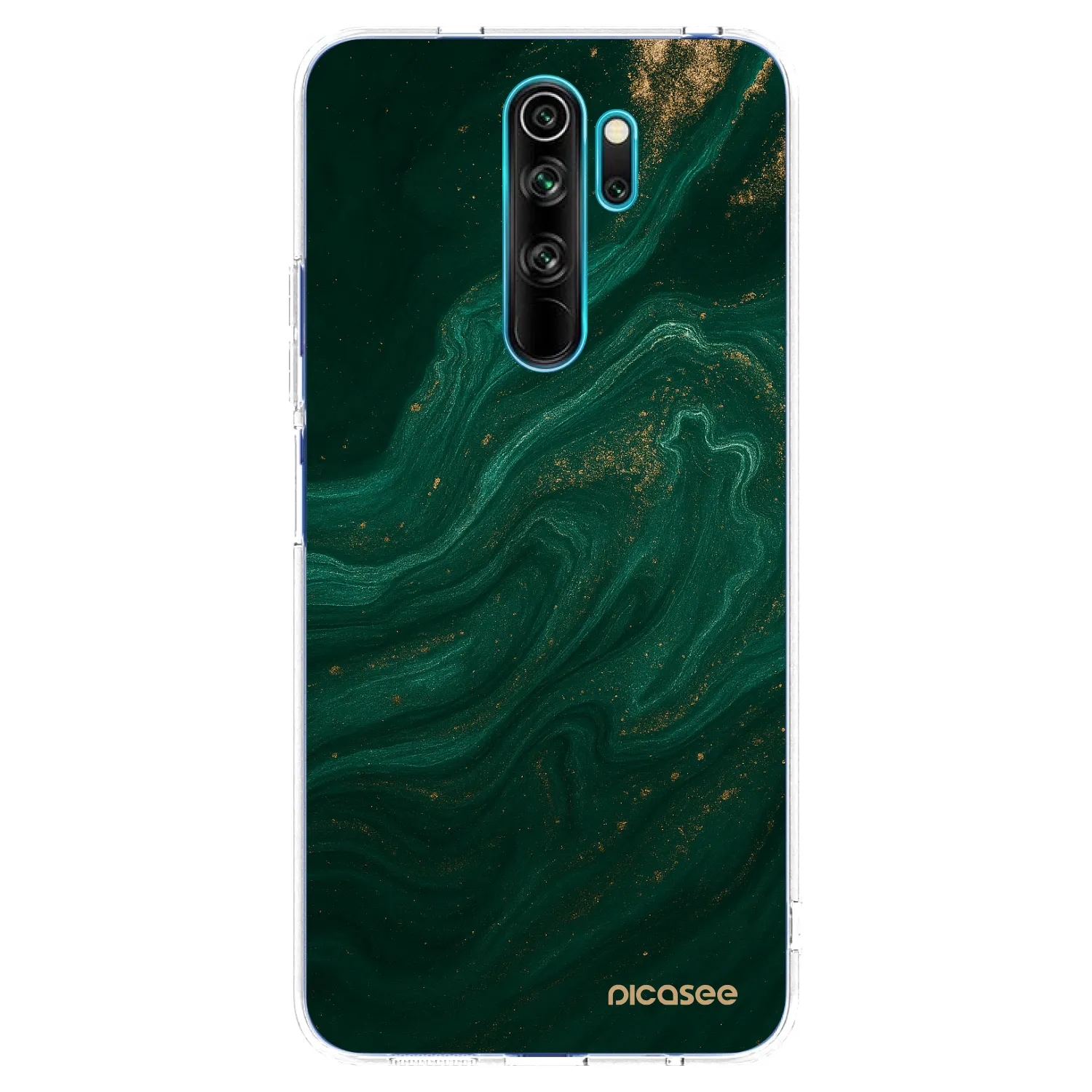 Picasee husă transparentă din silicon pentru Xiaomi Redmi Note 8 Pro - Green