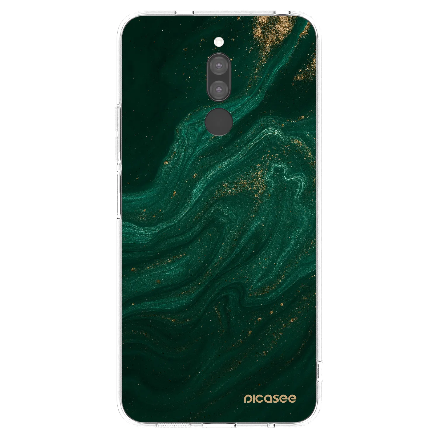 Picasee husă transparentă din silicon pentru Xiaomi Redmi 8 - Green
