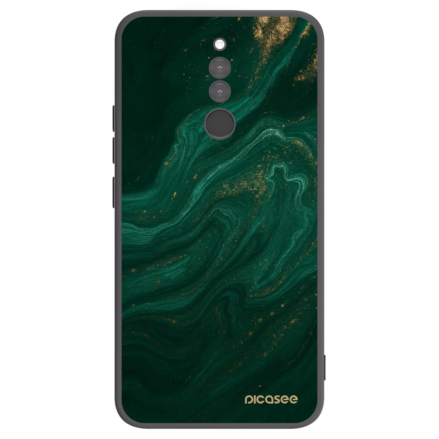 Picasee husă neagră din silicon pentru Xiaomi Redmi 8 - Green