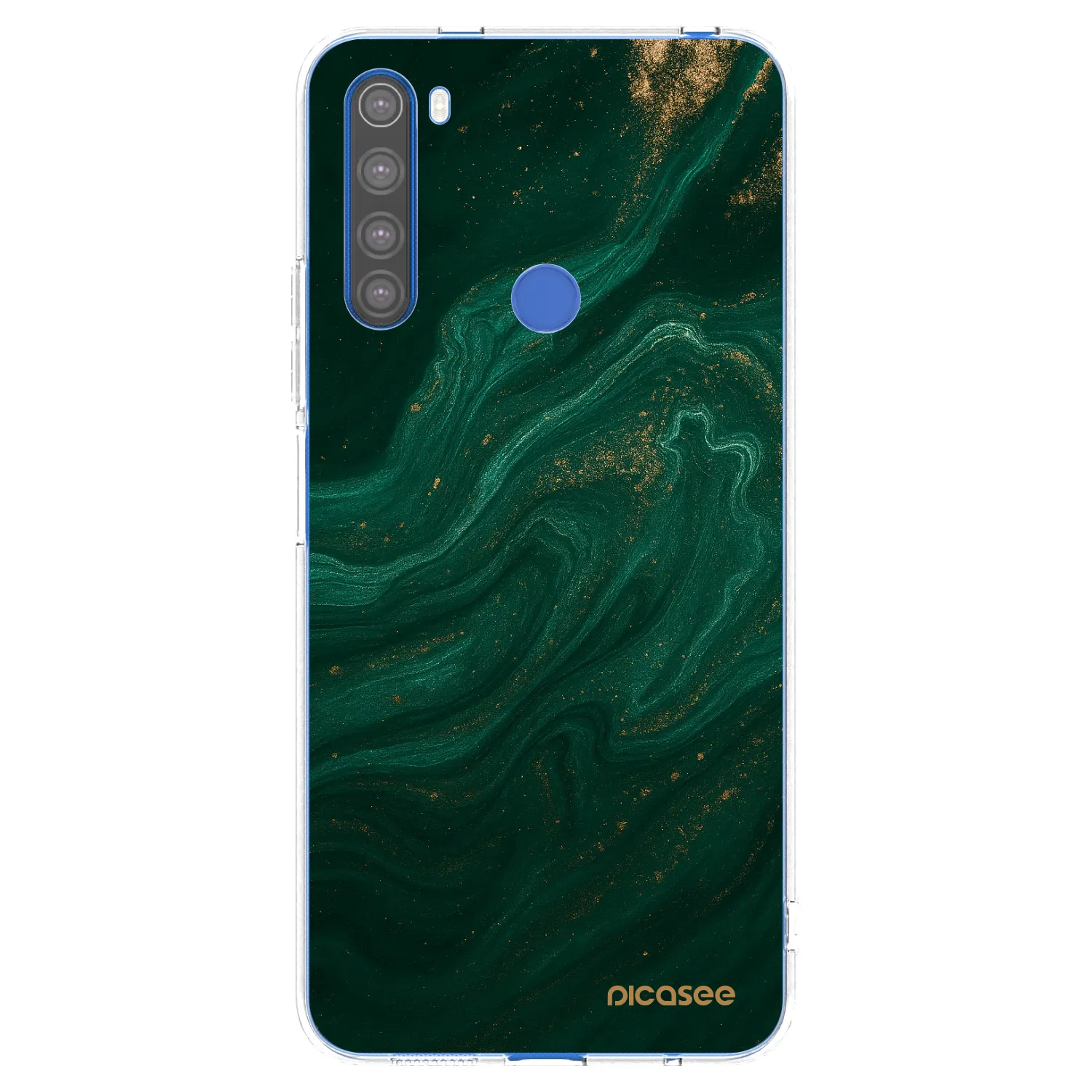 Picasee husă transparentă din silicon pentru Xiaomi Redmi Note 8T - Green