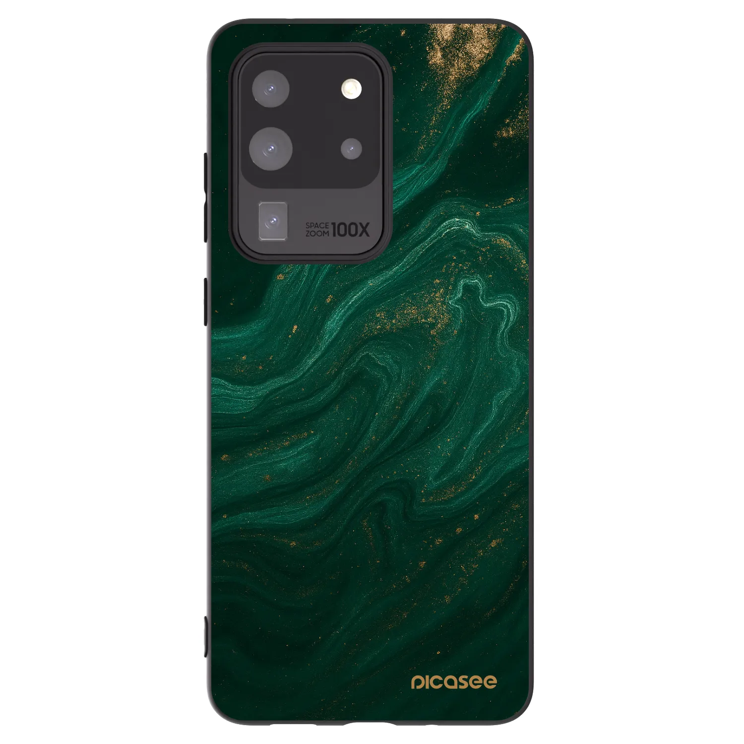 Picasee husă neagră din silicon pentru Samsung Galaxy S20 Ultra 5G G988F - Green