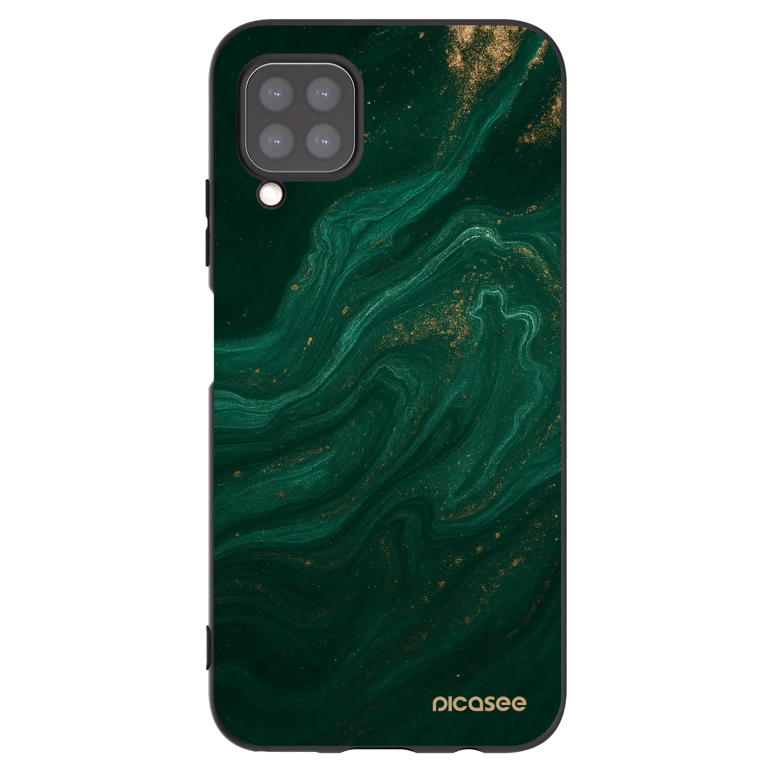 Picasee husă neagră din silicon pentru Huawei P40 Lite - Green