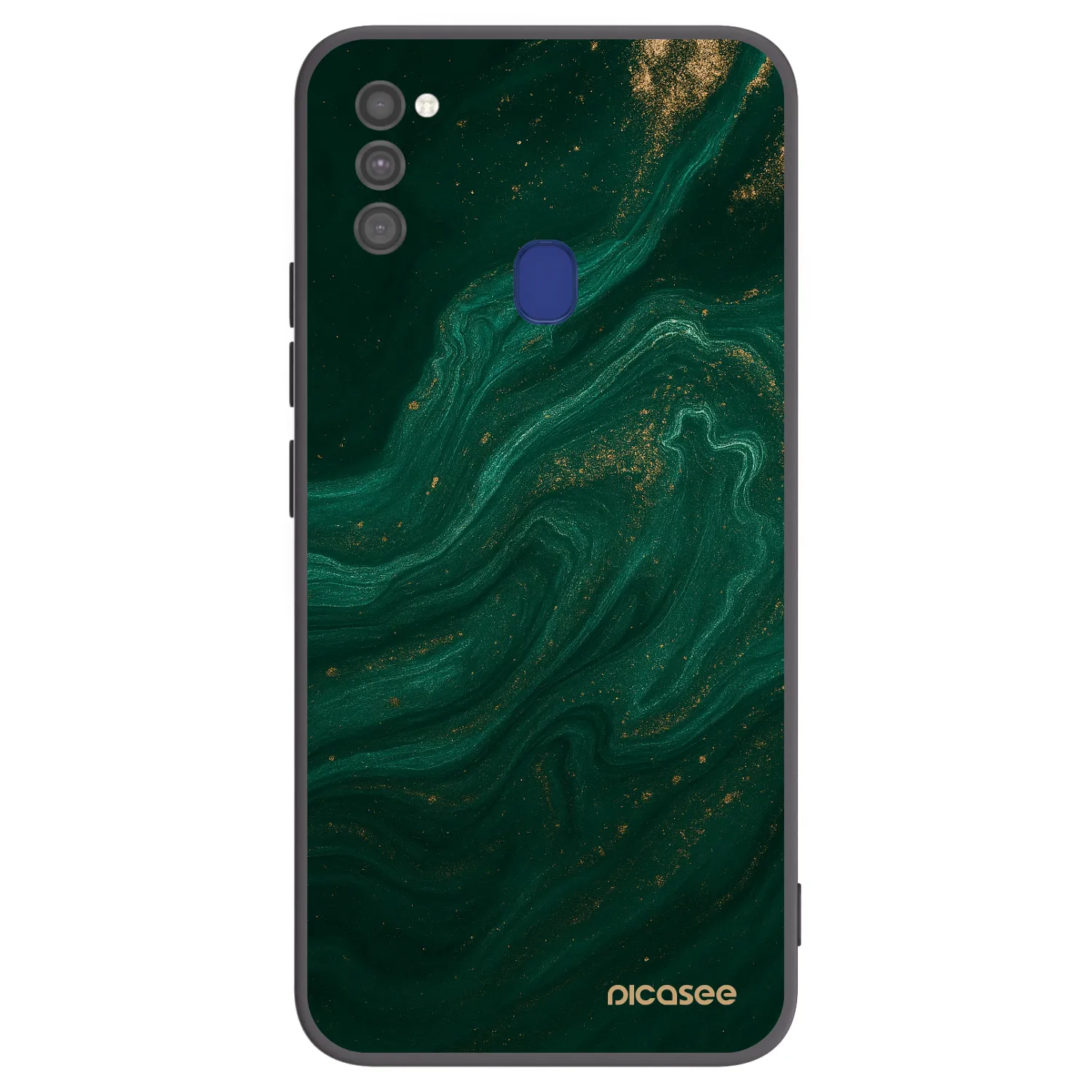 Picasee husă neagră din silicon pentru Samsung Galaxy M21 M215F - Green