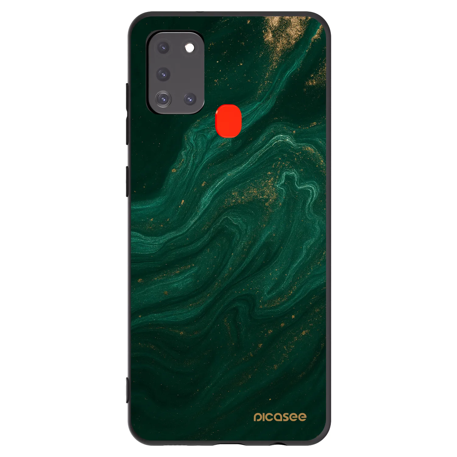 Picasee husă neagră din silicon pentru Samsung Galaxy A21s - Green