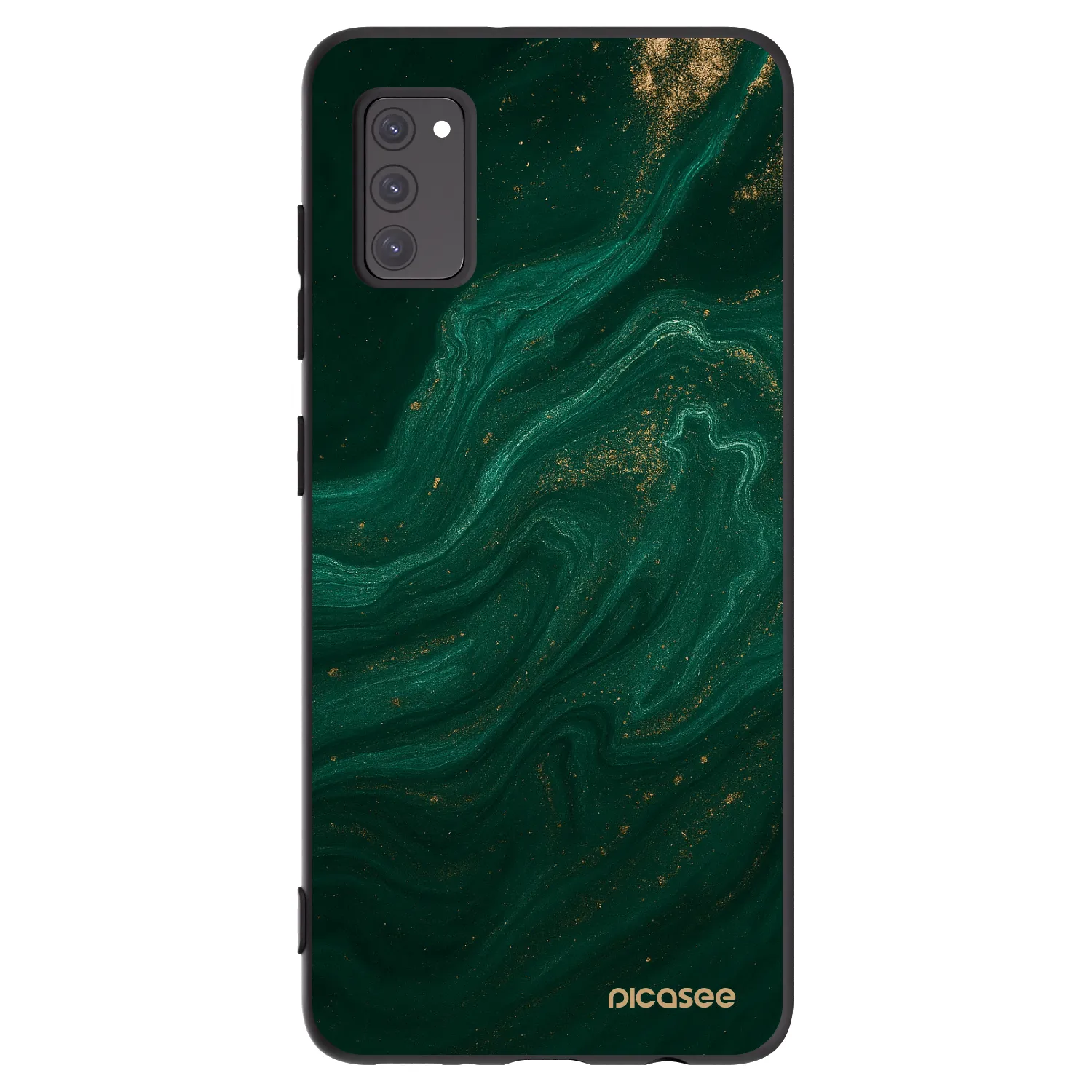 Picasee husă neagră din silicon pentru Samsung Galaxy A41 A415F - Green