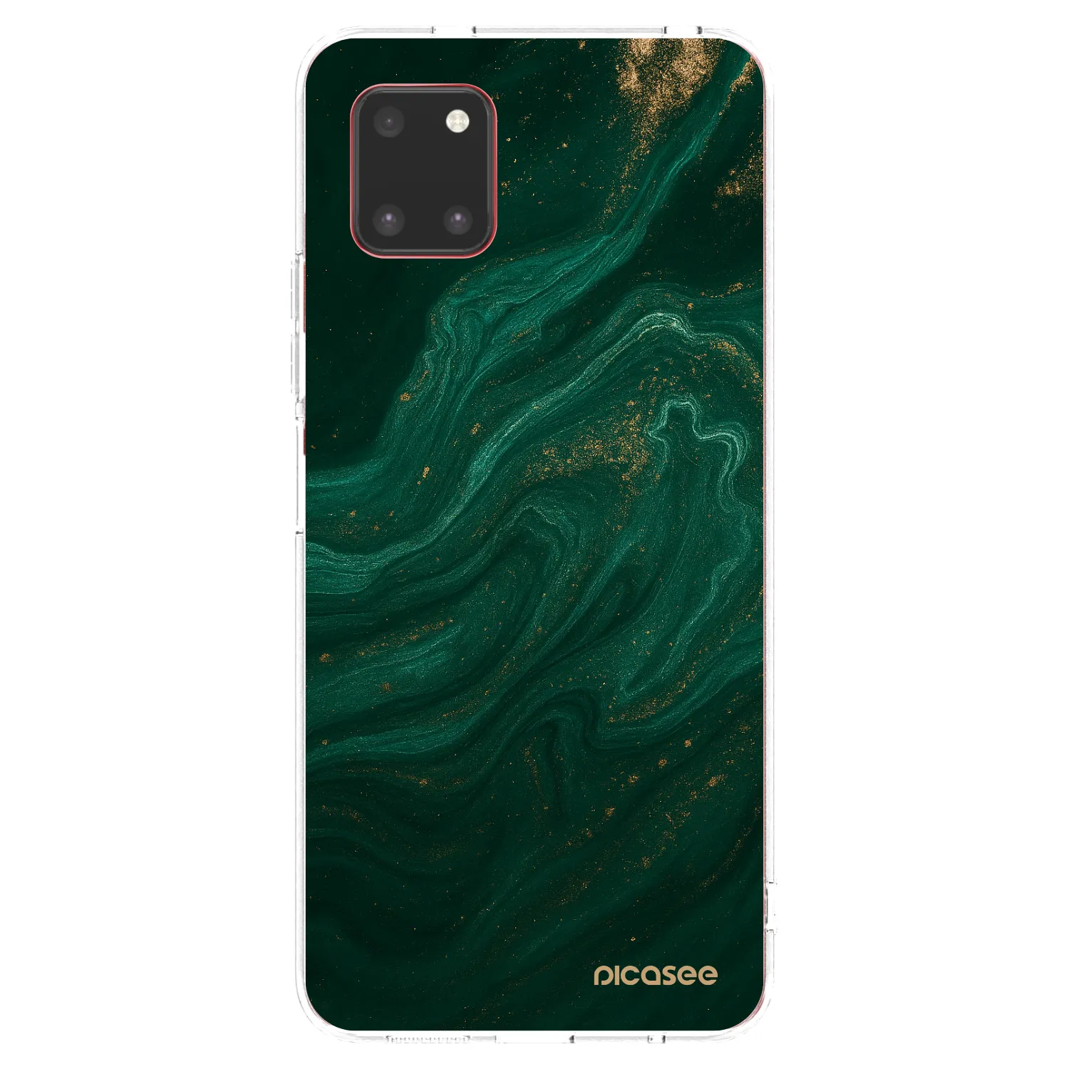 Picasee husă transparentă din silicon pentru Samsung Galaxy Note 10 Lite N770F - Green