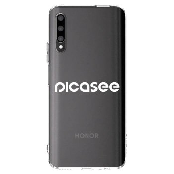 Picasee husă transparentă din silicon pentru Honor 9X Pro - Picasee - new logo - white