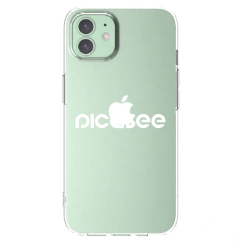 Picasee husă transparentă din silicon pentru Apple iPhone 12 Pro - Picasee - new logo - white
