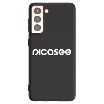 Picasee husă neagră din silicon pentru Samsung Galaxy S21 5G G991B - Picasee - new logo - white
