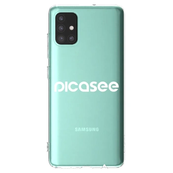Picasee husă transparentă din silicon pentru Samsung Galaxy M31s - Picasee - new logo - white