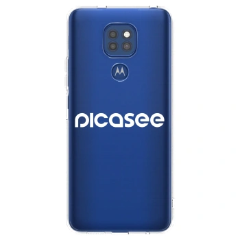 Picasee husă transparentă din silicon pentru Motorola Moto G9 Play - Picasee - new logo - white