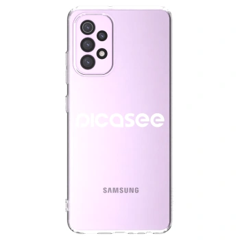 Picasee husă transparentă din silicon pentru Samsung Galaxy A32 5G A326B - Picasee - new logo - white