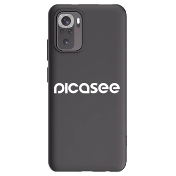 Picasee husă neagră din silicon pentru Xiaomi Redmi Note 10S - Picasee - new logo - white