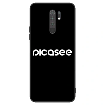 Husă pentru Xiaomi Redmi 9 - Picasee - new logo - white