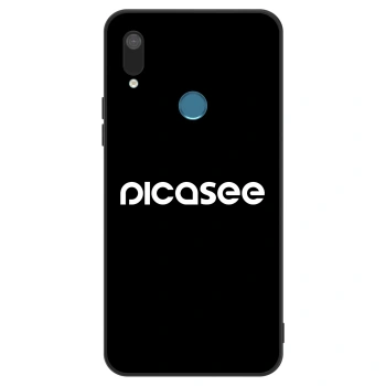 Husă pentru Huawei Y7 2019 - Picasee - new logo - white
