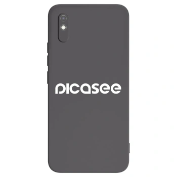 Picasee husă neagră din silicon pentru Xiaomi Redmi 9AT - Picasee - new logo - white