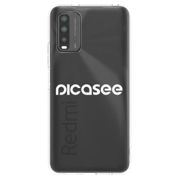 Picasee husă transparentă din silicon pentru Xiaomi Redmi 9T - Picasee - new logo - white