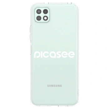 Picasee husă transparentă din silicon pentru Samsung Galaxy A22 A226B 5G - Picasee - new logo - white