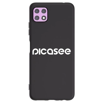 Picasee husă neagră din silicon pentru Samsung Galaxy A22 A226B 5G - Picasee - new logo - white