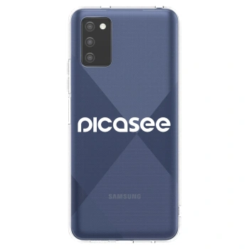 Picasee husă transparentă din silicon pentru Samsung Galaxy A02s A025G - Picasee - new logo - white