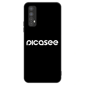 Husă pentru Realme 7 - Picasee - new logo - white