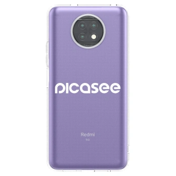 Picasee husă transparentă din silicon pentru Xiaomi Redmi Note 9T - Picasee - new logo - white