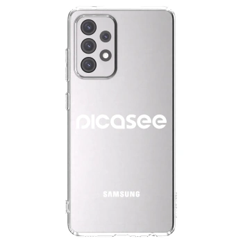 Picasee husă transparentă din silicon pentru Samsung Galaxy A52s 5G A528B - Picasee - new logo - white