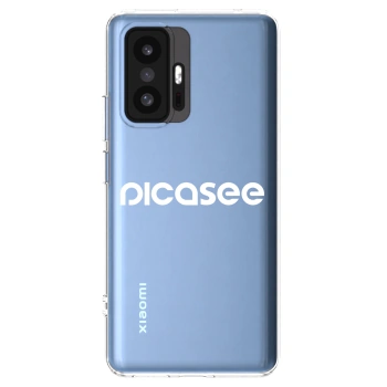 Picasee husă transparentă din silicon pentru Xiaomi 11T Pro - Picasee - new logo - white