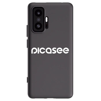 Picasee husă neagră din silicon pentru Xiaomi 11T Pro - Picasee - new logo - white