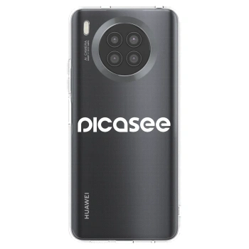 Picasee husă transparentă din silicon pentru Huawei Nova 8i - Picasee - new logo - white