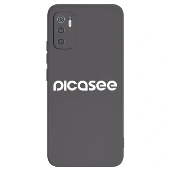 Picasee husă neagră din silicon pentru Xiaomi Poco M3 Pro 5G - Picasee - new logo - white