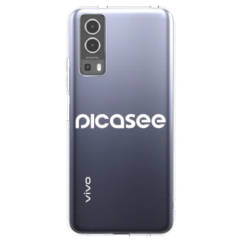 Picasee husă transparentă din silicon pentru Vivo Y72 5G - Picasee - new logo - white