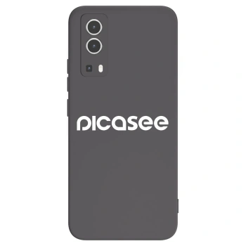 Picasee husă neagră din silicon pentru Vivo Y72 5G - Picasee - new logo - white