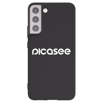 Picasee husă neagră din silicon pentru Samsung Galaxy S22+ 5G - Picasee - new logo - white