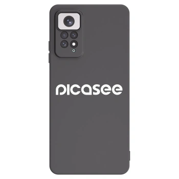 Picasee husă neagră din silicon pentru Xiaomi Redmi Note 11 - Picasee - new logo - white