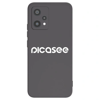 Picasee husă neagră din silicon pentru Realme 9 Pro 5G - Picasee - new logo - white