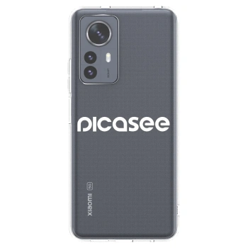 Picasee husă transparentă din silicon pentru Xiaomi 12 Pro - Picasee - new logo - white