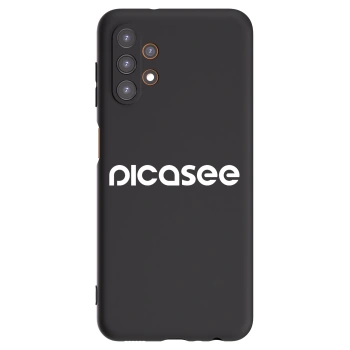 Picasee husă neagră din silicon pentru Samsung Galaxy A13 4G A135 - Picasee - new logo - white