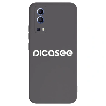 Picasee husă neagră din silicon pentru Vivo Y52 5G - Picasee - new logo - white