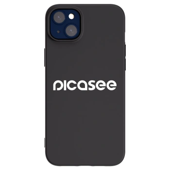 Picasee husă neagră din silicon pentru Apple iPhone 14 Plus - Picasee - new logo - white