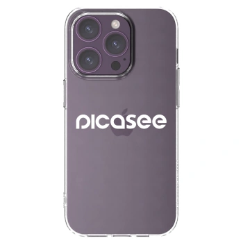 Picasee husă transparentă din silicon pentru Apple iPhone 14 Pro - Picasee - new logo - white