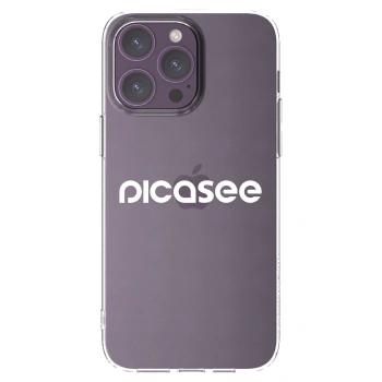 Picasee husă transparentă din silicon pentru Apple iPhone 14 Pro Max - Picasee - new logo - white