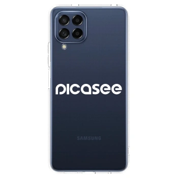 Picasee husă transparentă din silicon pentru Samsung Galaxy M53 5G - Picasee - new logo - white