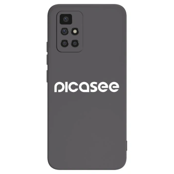 Picasee husă neagră din silicon pentru Xiaomi Redmi 10 (2022) - Picasee - new logo - white